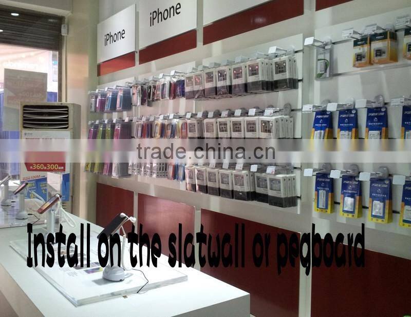 Slatwall or Pegboard Locking Security Display Hooks,Locking security hook,Locking security hook for slatwall