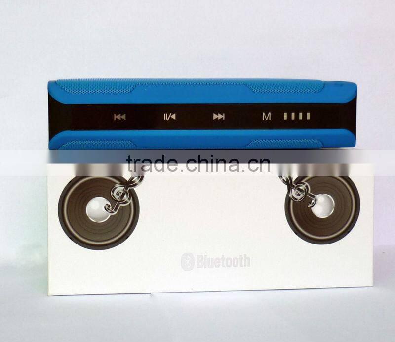 2014 New Arrival OEM touch screen bluetooth speaker can be used as power bank