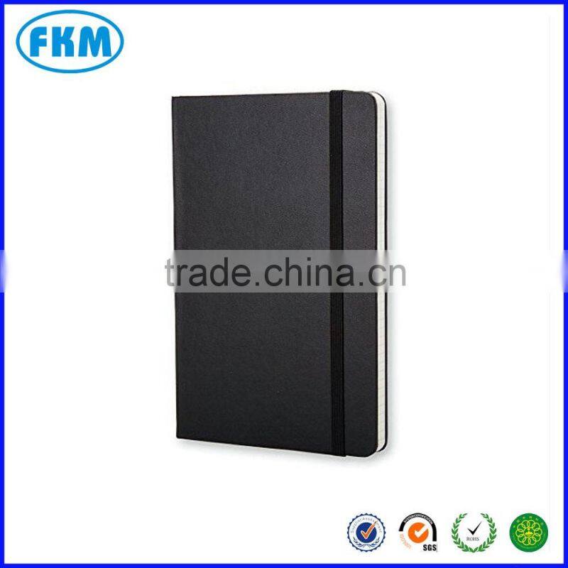 custom design wholesale mole-skine Classic Notebook, Large, Squared, Black, Hard Cover (5 x 8.25)