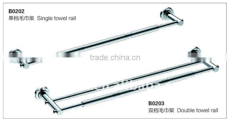 Stainless steel towel rail bathroom towel rail towel rack B0202/0203