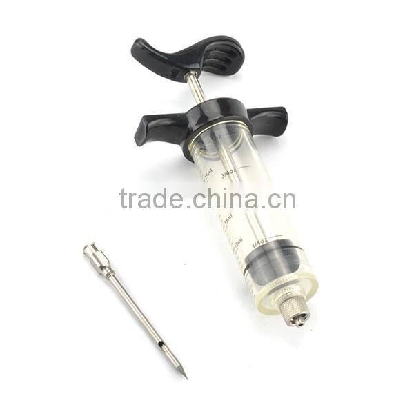 Hot Amazon Meat Marinade Injector Turkey BBQ tool Chicken Flavor Syringe For Kitchen Cooking Tool
