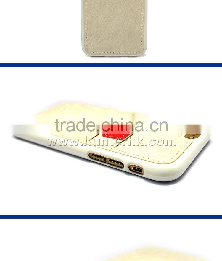 Back Card Slot TPU Gel For 6S Case