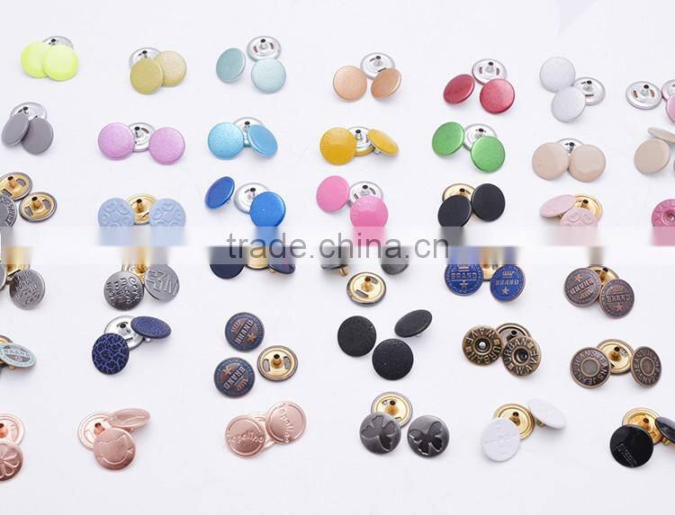 Factory Direct Sale Clothing Snap Buttons Custom Metal Button Snaps For Coat