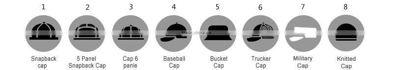 Promotional vogue custom fashion names military caps