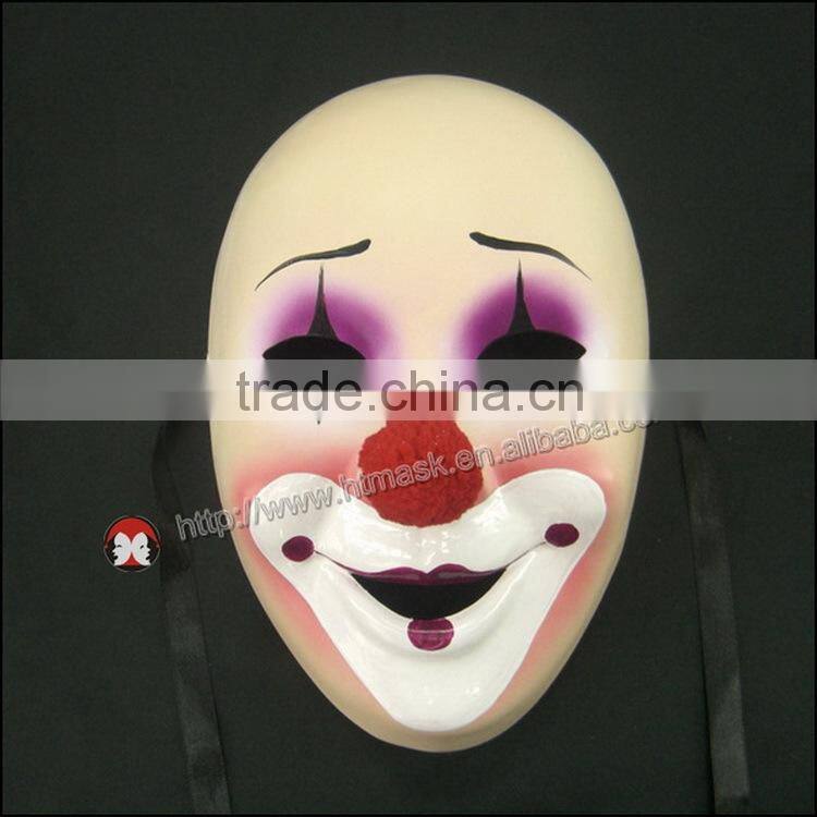 Hot Sales Jester Rigid Plastic Clown Mask Cartoon Show Mask Will Partyl Mask The Adults And Kids Can Wear