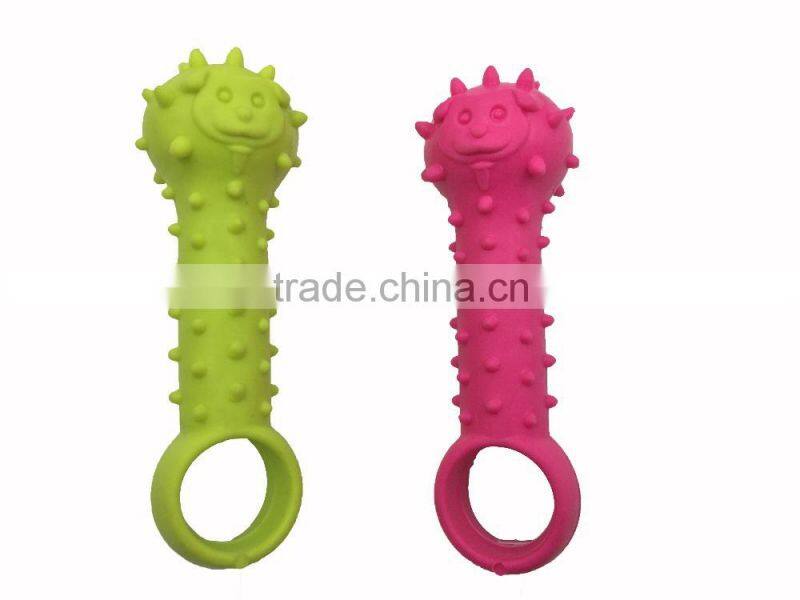Pet product colorful ring rubber pet toy,Puppies Ring Bone Puppy Dog Teething Chew Toy