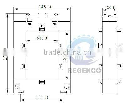 120x80 Split Core Current Transformer