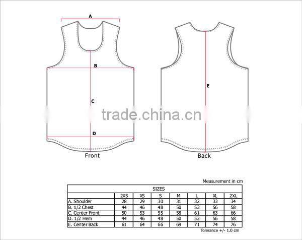 2016 newest design women tank top manufacturer
