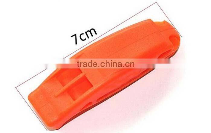 mix color whistle Lifesaving Dual whistle Spot goods emergency whistle rescue