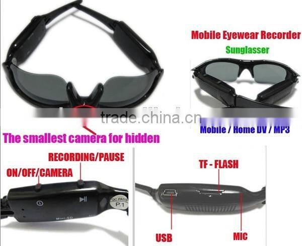 2015 New Model Eyeglass 720p Hd Hidden glasses Camera Recorder