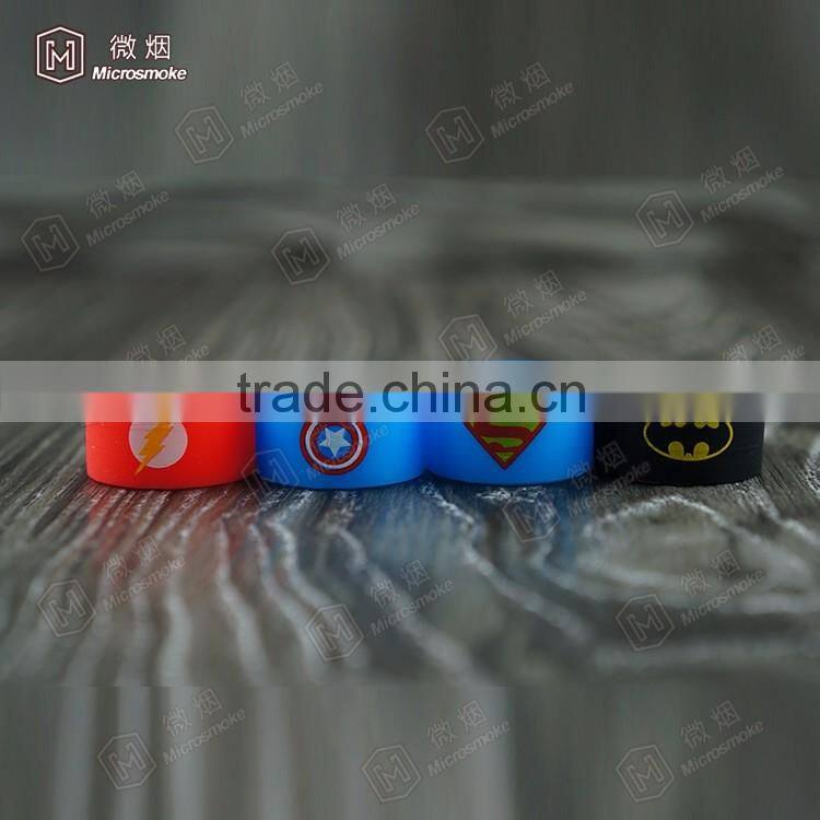 18.5x12 mm E cig custom silicone vape band China manufacture new electronic cigarette mod vape band silicon vape