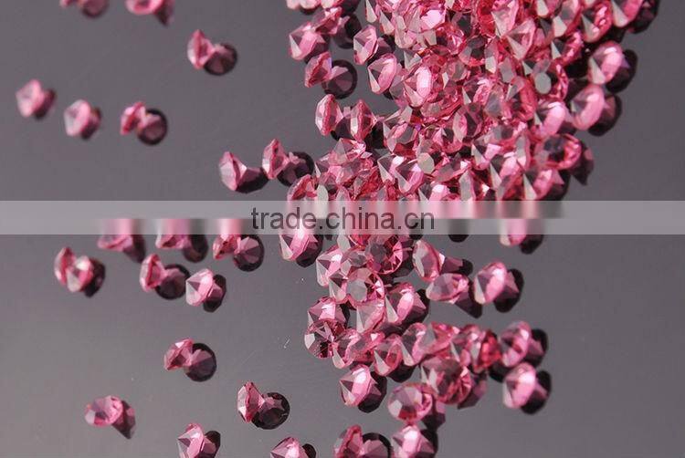 Clear Crystal Chaton, Decorative diamante Confettie, Unfoiled Diamond Confettie for Wedding and Party