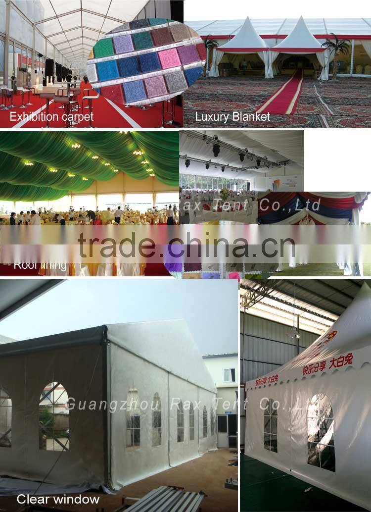 Hot Sale 20x60m aluminum frame PVC tent wedding tent Marquee Party Tent