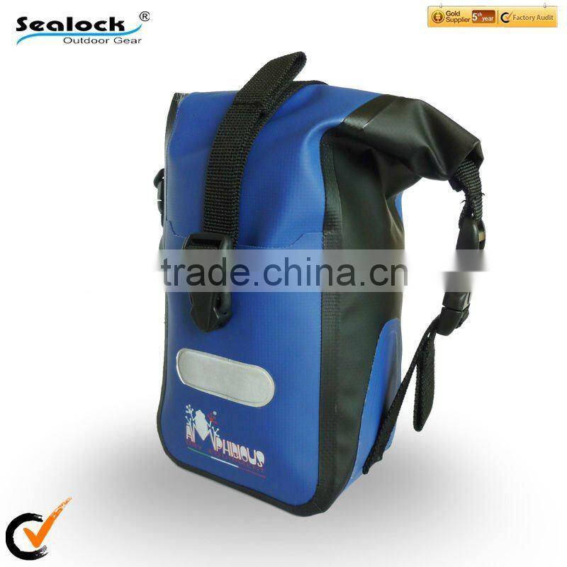 blue travel waterproof waist bag, belt pouch