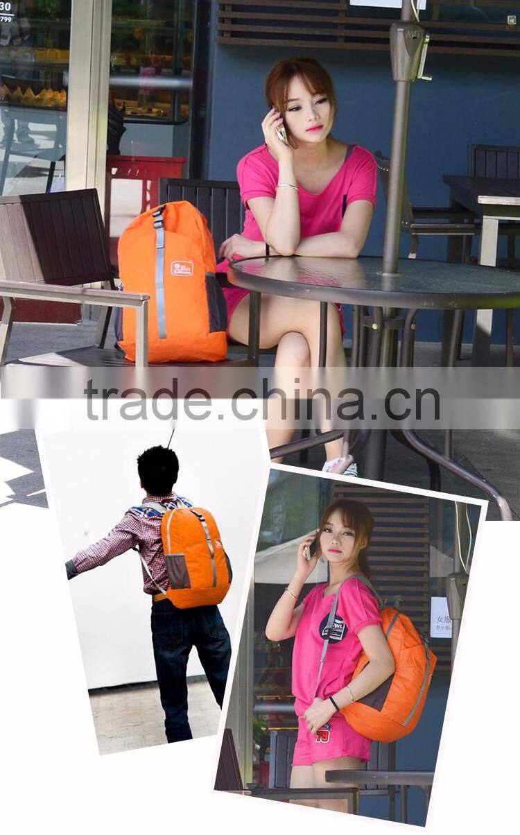 sport leisure bag outdoor hiking shoulder bag folding backpack ultra light