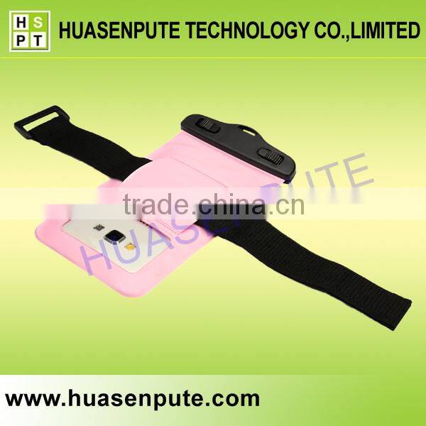 New Arrival PVC Waterproof Case With Arm Belt For iPhone Plus 5.5 inch