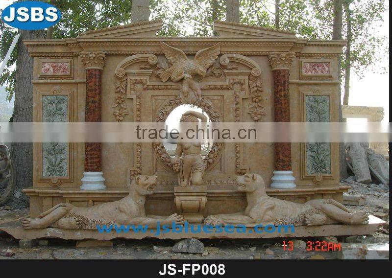 Red marble friepalce mantel