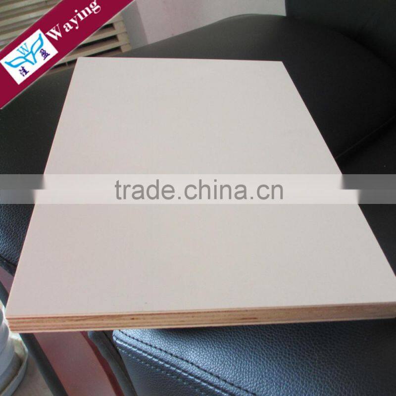 1220X2440 melamine coated poplar core laminated plywood