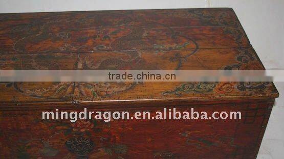 Mongolian furniture painted chest