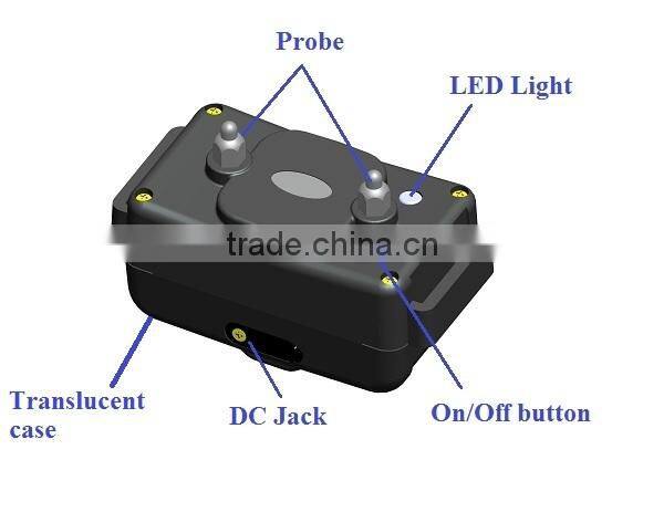 2000Meter rechargeable LCD display remote locking shock collar