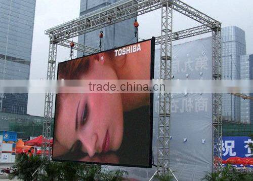 Advertising Full Color Outdoor Waterproof IP65 Video Sign P10 LED Display Screen