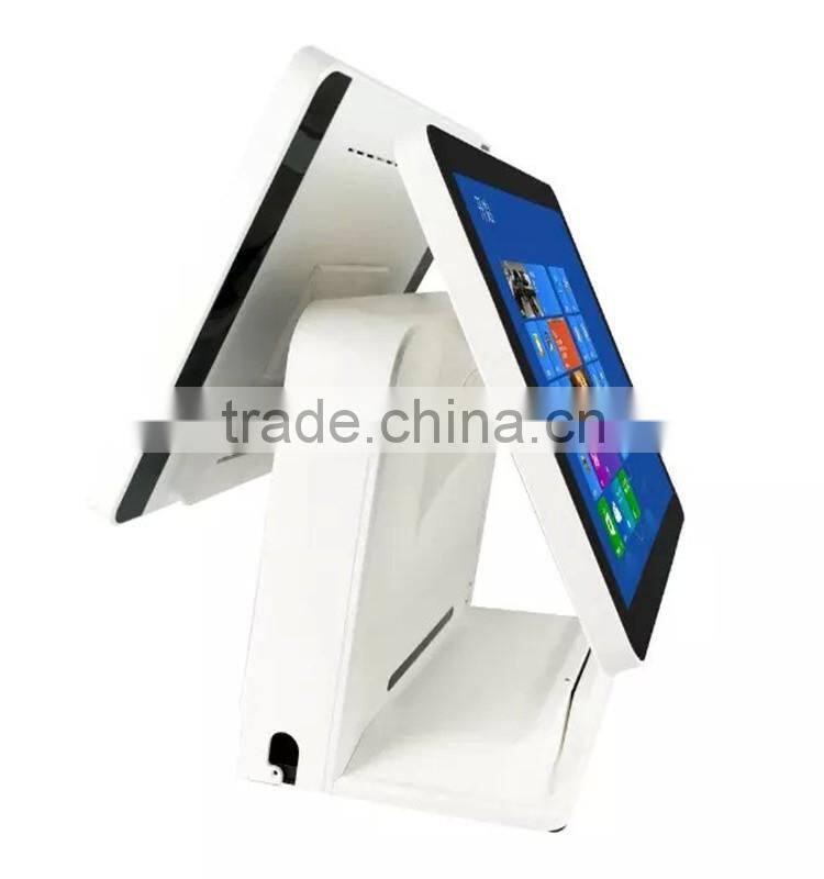 Dual screen android tablet pos terminal Gc066