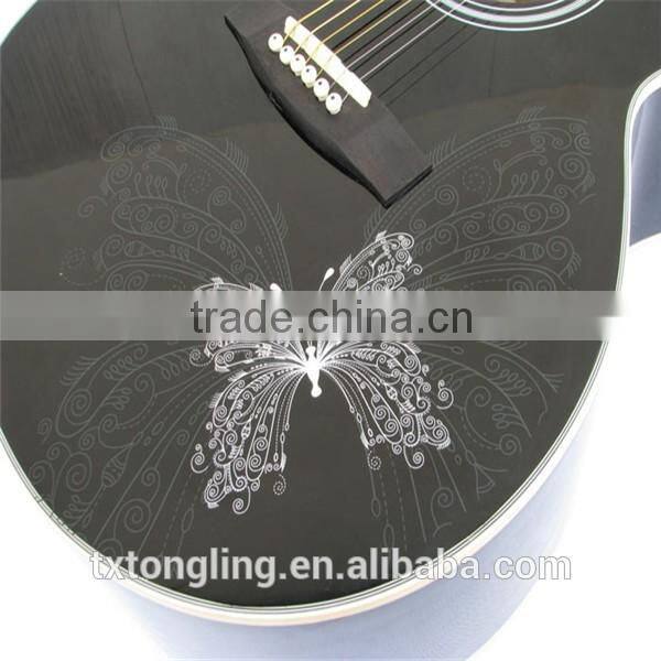 Handmade Solid Wood Cheap Price Guitar For Sale (TL-0046)