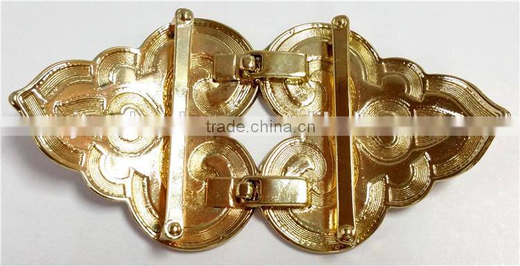 good qaulity zinc alloy two joint belt buckle