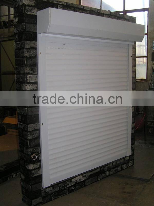 Commercial Ivory insulated roller shutter doors