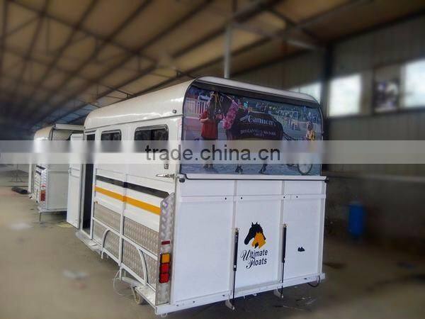Brand new china 3 horses load horse trailer