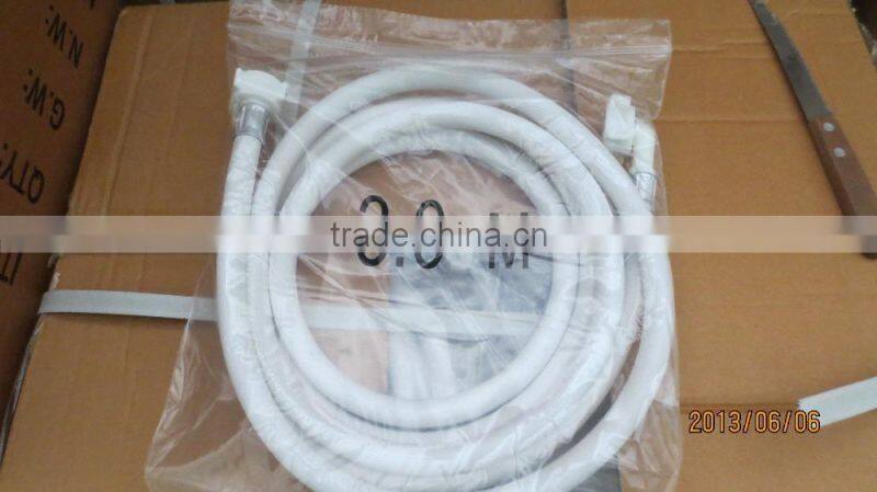 washing machine inlet outlet hose/PVC inlet hose European market/Plastic flexible washing machine drain hose/pvc flexible hose