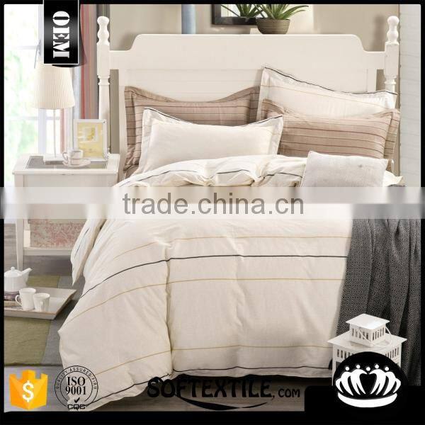 wholesale Cheap plain white polyester quilt cover set