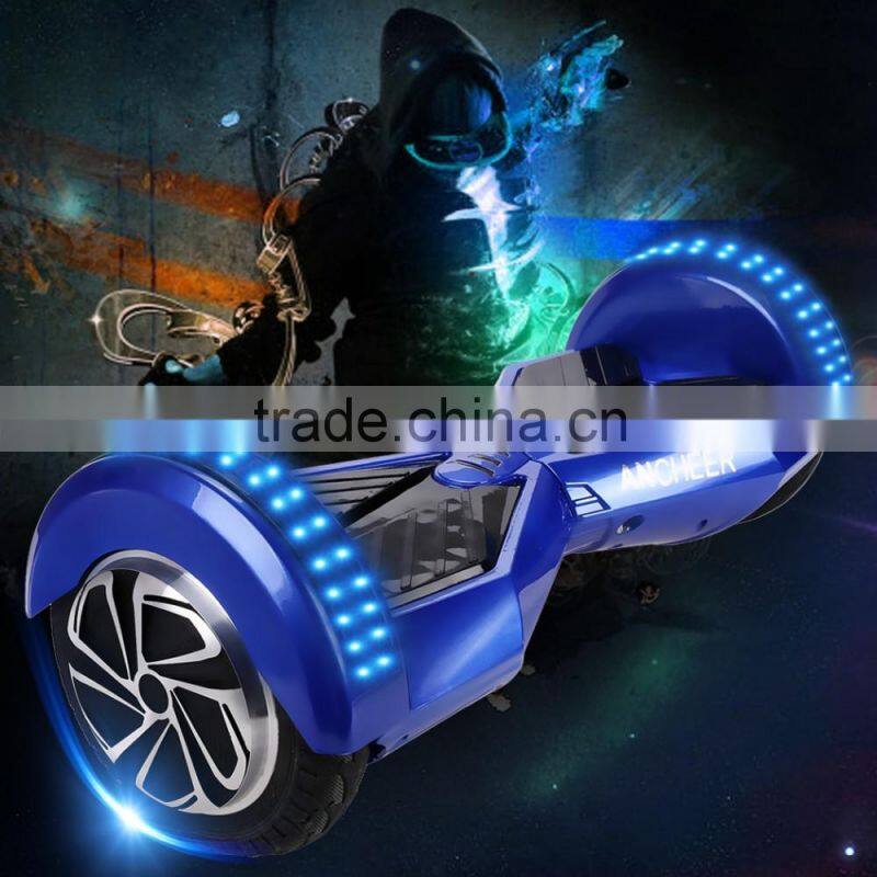 2016 hot 8 inch bluetooth 2 wheel scooter self balancing scooter with LG battery Ancheer US plug AM002555
