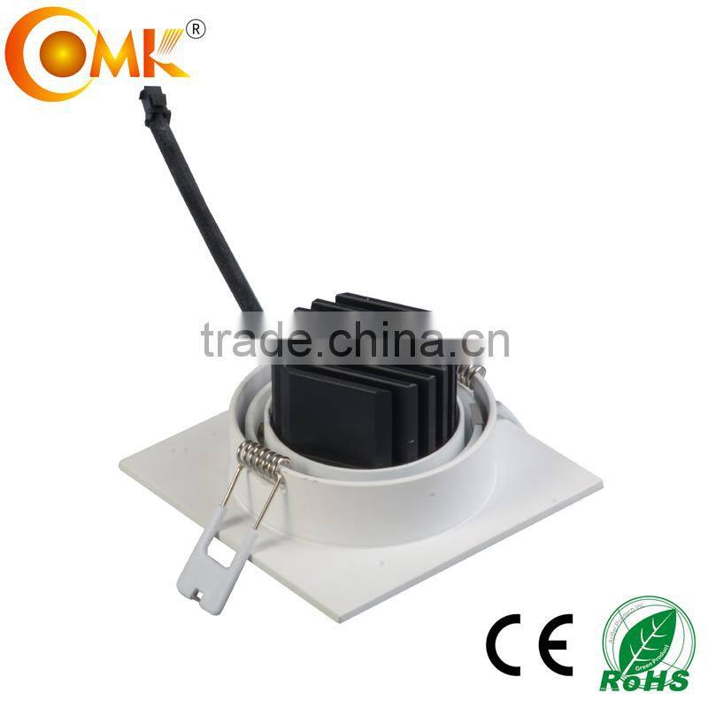 china supplier ceiling lamp square models of lamps of stairs 3w 9w bridgelux adjustable movable ceiling light fixture