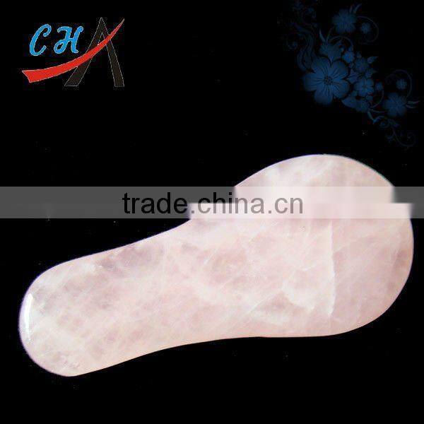 fashion natural gemstone rose quartz massage tool