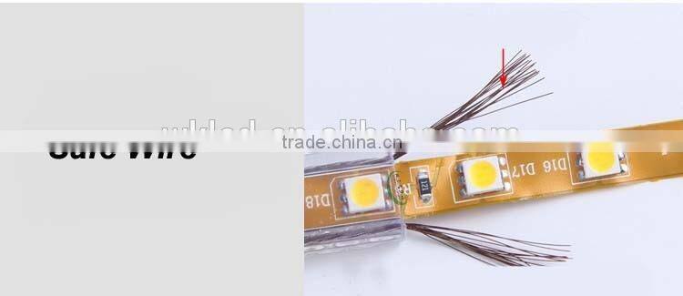 WEIKEN 5050 color changing led christmas lights, led city color light 100m decoration led rope light