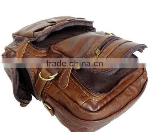 LQ 2014 Fashion Leather Vintage Backpack