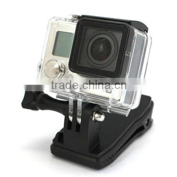 TMC 360 Rotate Quick Release Clip Mount Backpack Clamp For Gopro Hero 4/3+/3/2