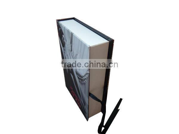 black fade book packaging box from china supplier