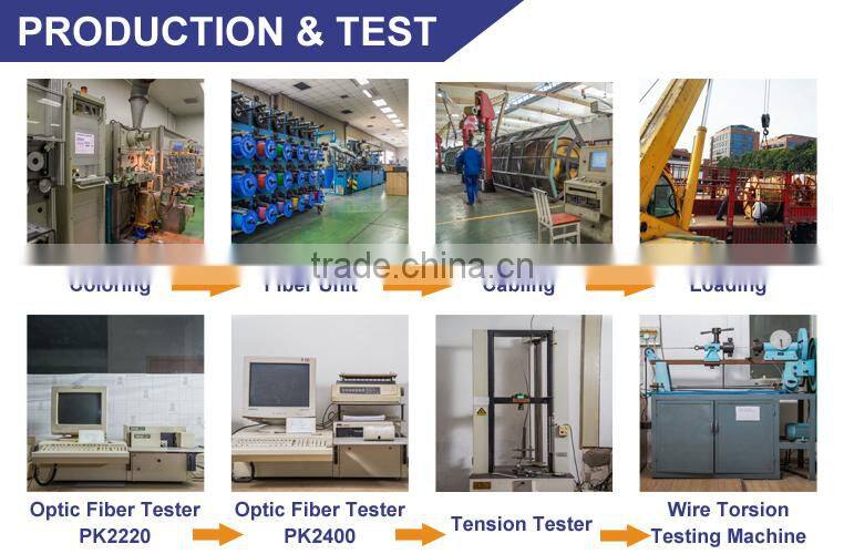 2 Core China Manufactured Low Attenuation Optic Fiber Cable