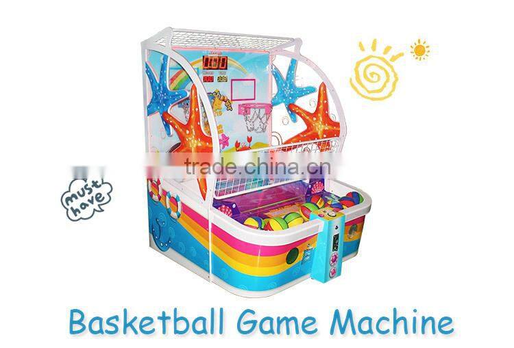 Cheap price children play game machine indoor basketball game