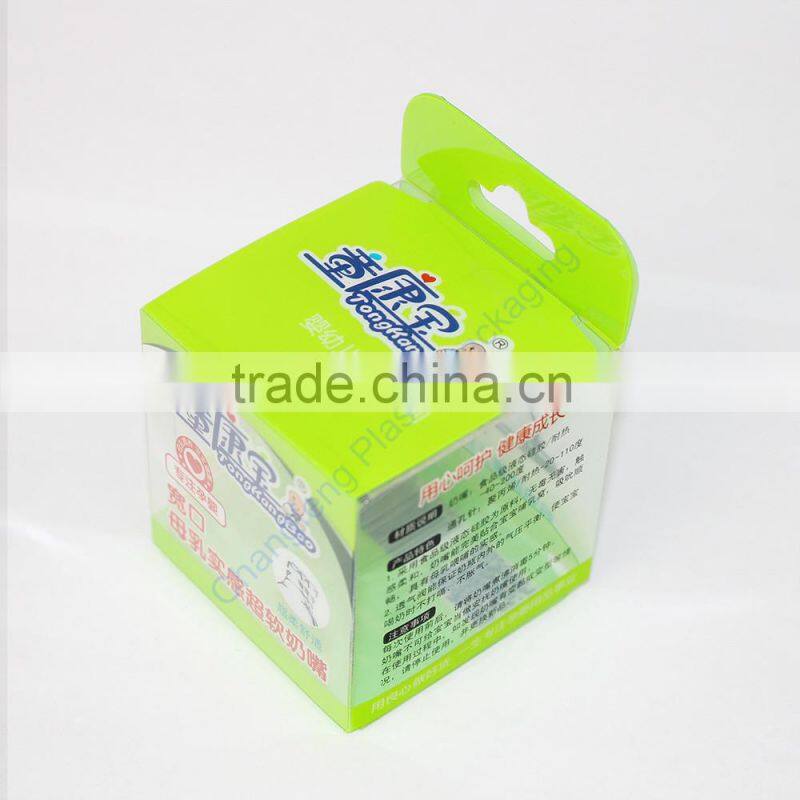 Factory Direct Feeding Bottle Plastic Square Box