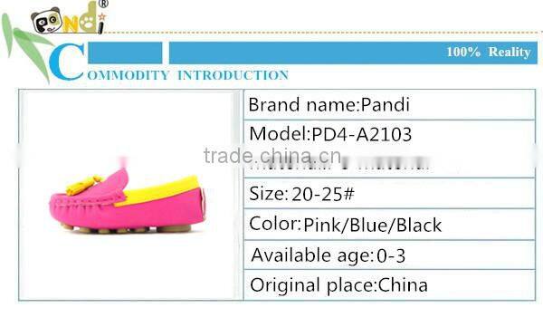 2014 Newest fashion soft sole baby moccasin shoes for girl