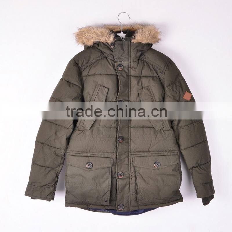 Outwear windproof winter mens warm padded jacket