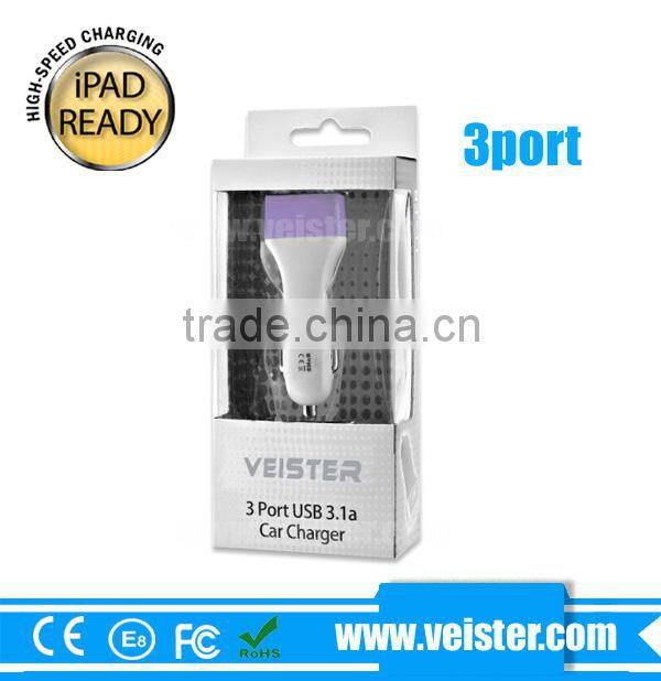 2015 hot sale usb car charger for mobile phone