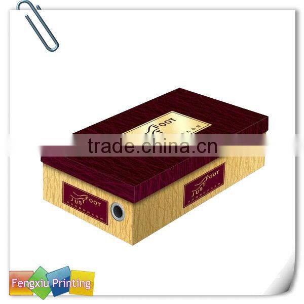 Service Guangzhou Custom Designer Decorative Recycle Cardboard Paper Shoe Box