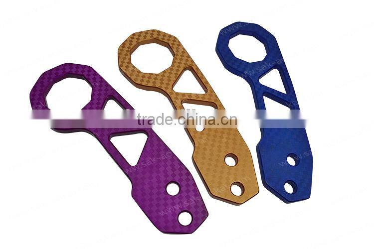 Wholesale universal aluminum racing tow hook colorful hook