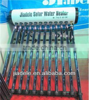 non-pressurized solar water heater with heat pipe