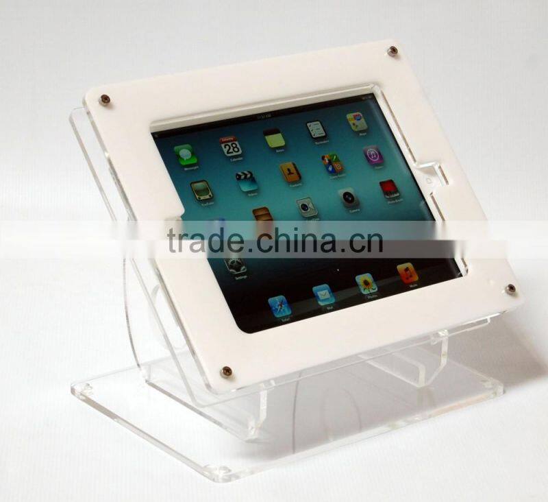 Clear Tabletop Acrylic Ipad Display Holder
