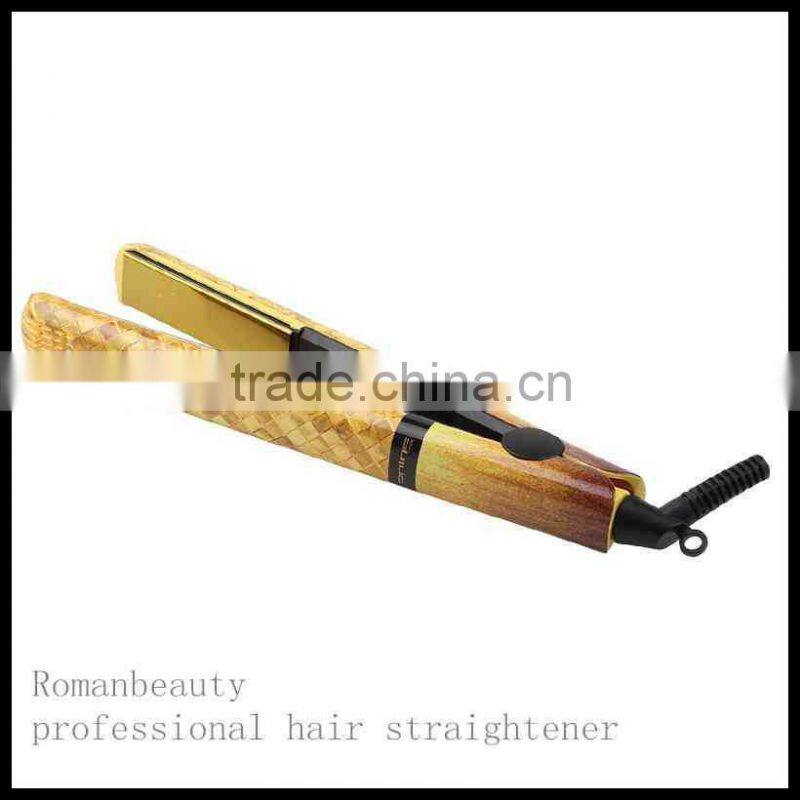 women hair beauty hair straightener with straightener curler water-transfer surface hair straightener RM-17